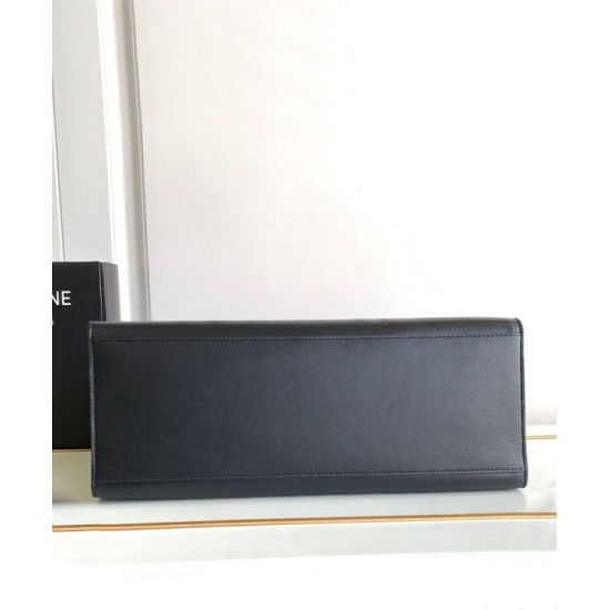 Replica Celine Cabas 16 Bag Smooth Calfskin Black
