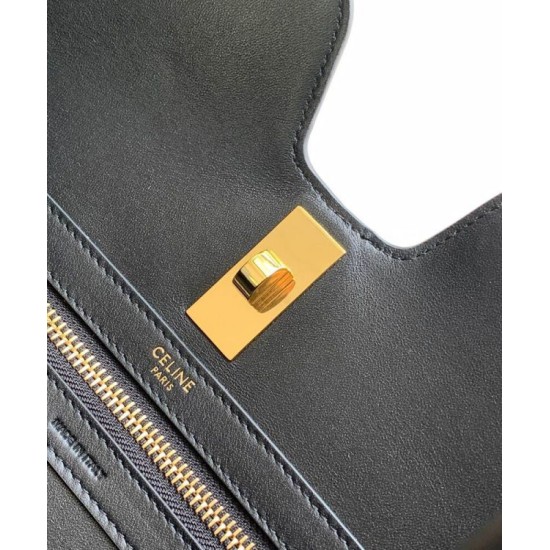 Replica Celine Cabas 16 Bag Smooth Calfskin Black