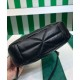 Replica Prada Nappa-leather Mini Bag With Topstitching 1BA384 Black