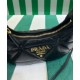 Replica Prada Nappa-leather Mini Bag With Topstitching 1BA384 Black
