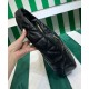 Replica Prada Large Topstitched Nappa-leather Bag 1BC183 Black
