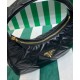 Replica Prada Large Topstitched Nappa-leather Bag 1BC183 Black