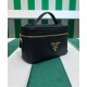 Replica Prada Leather Mini-bag 1BH202 Black