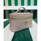 Fake Prada Leather Mini-bag 1BH202 Pink Replica