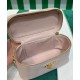 Fake Prada Leather Mini-bag 1BH202 Pink Replica