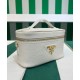 Fake Prada Leather Mini-bag 1BH202 White Replica