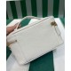 Fake Prada Leather Mini-bag 1BH202 White Replica