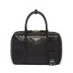 Replica Prada Medium Antique Nappa Leather Top Handle Bag 1BB092 Black
