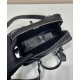 Replica Prada Medium Antique Nappa Leather Top Handle Bag 1BB092 Black