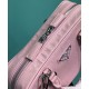 Fake Prada Medium Antique Nappa Leather Top Handle Bag 1BB092 Pink Replica