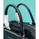 Replica Prada Antique Nappa Leather Multi-pocket Top-handle Bag 1BB099 Black