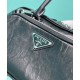 Replica Prada Antique Nappa Leather Multi-pocket Top-handle Bag 1BB099 Black