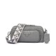 Replica Prada Nappa Antique Leather Multi-pocket Shoulder Bag 1BH198 Gray