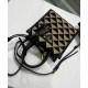 Replica Prada Symbole Jacquard Fabric Micro Bag Black