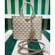 Fake Prada Small Prada Symbole Embroidered Fabric Handbag 1BA354 Cream Replica