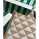 Fake Prada Small Prada Symbole Embroidered Fabric Handbag 1BA354 Cream Replica