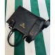Replica Prada Small leather Prada Symbole Bag With Topstitching 1BA379 Black