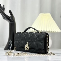 Replica Christian Dior Miss Dior Lady Dior Mini Bag Black