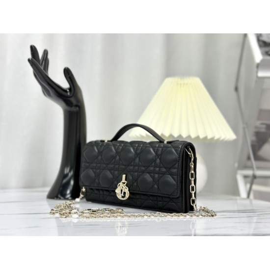 Replica Christian Dior Miss Dior Lady Dior Mini Bag Black