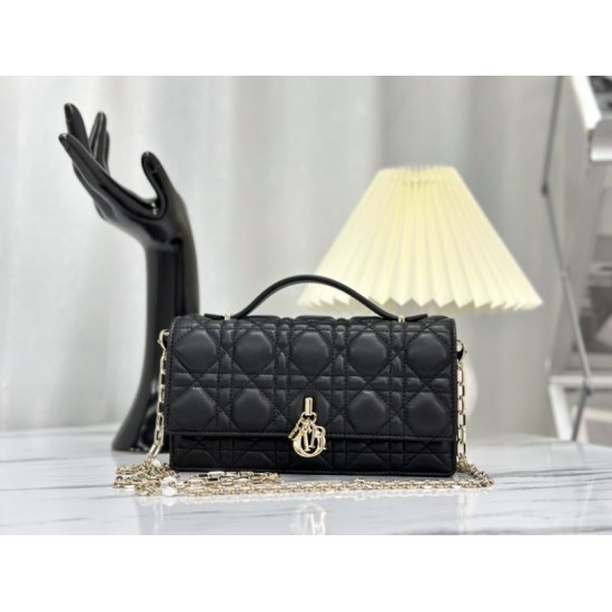 Replica Christian Dior Miss Dior Lady Dior Mini Bag Black