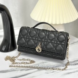 Replica Christian Dior Miss Dior Lady Dior Mini Bag Black