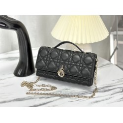 Replica Christian Dior Miss Dior Lady Dior Mini Bag Black