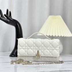 Replica Christian Dior Miss Dior Lady Dior Mini Bag White