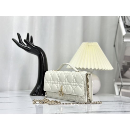 Replica Christian Dior Miss Dior Lady Dior Mini Bag White