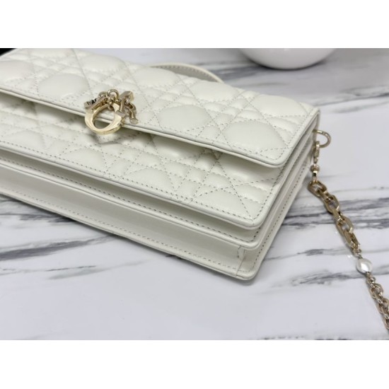 Replica Christian Dior Miss Dior Lady Dior Mini Bag White