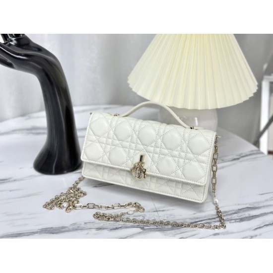 Replica Christian Dior Miss Dior Lady Dior Mini Bag White