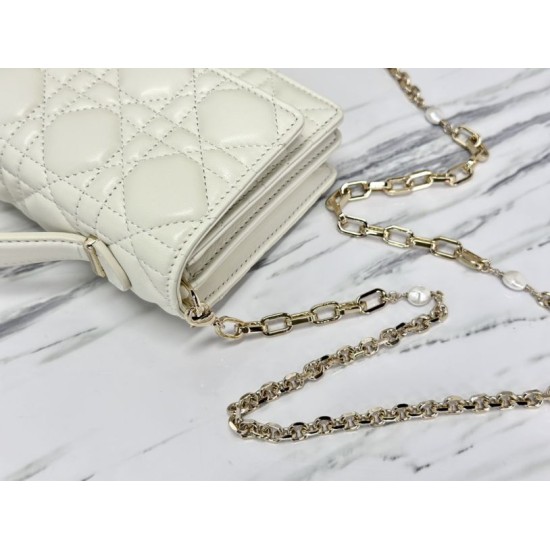 Replica Christian Dior Miss Dior Lady Dior Mini Bag White