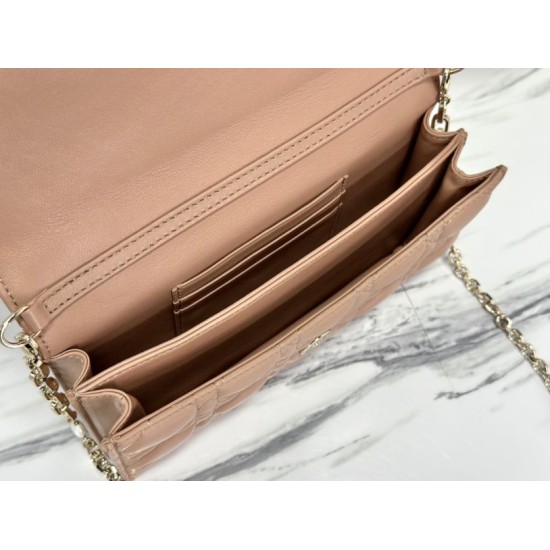 Replica Christian Dior Miss Dior Lady Dior Mini Bag Apricot