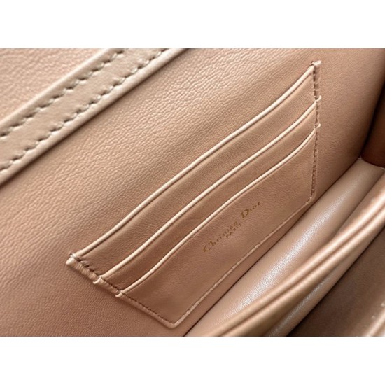 Replica Christian Dior Miss Dior Lady Dior Mini Bag Apricot