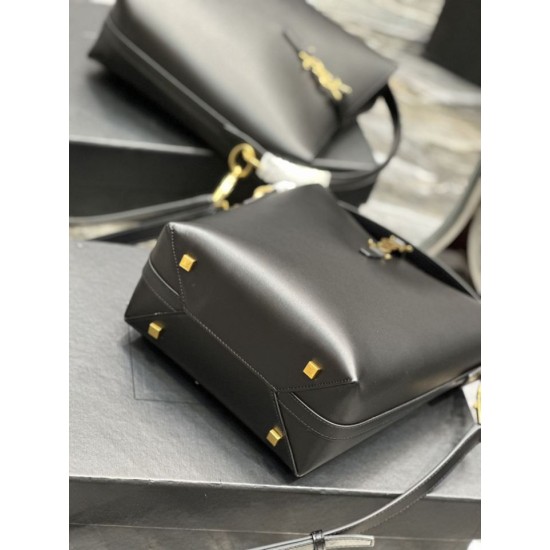 Replica YSL Saint Laurent Le 5 A 7 Bucket Bag Black