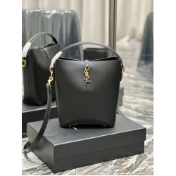 Replica YSL Saint Laurent Le 5 A 7 Bucket Bag Black