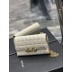 Fake YSL Saint Laurent Le Maillon Chain Wallet White Replica