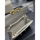 Fake YSL Saint Laurent Le Maillon Chain Wallet White Replica
