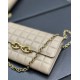 Replica YSL Saint Laurent Le Maillon Chain Wallet Apricot