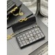 Replica YSL Saint Laurent Le Maillon Chain Wallet Black