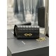 Replica YSL Saint Laurent Le Maillon Chain Wallet Black