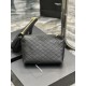 Replica YSL Saint Laurent Gaby Zipped Cosmetic Pouch 23CM Black Replica YSL Saint Laurent Gaby Zipped Cosmetic Pouch 23CM Black