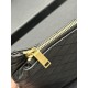 Replica YSL Saint Laurent Gaby Zipped Cosmetic Pouch 23CM Black Replica YSL Saint Laurent Gaby Zipped Cosmetic Pouch 23CM Black