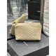Fake YSL Saint Laurent Gaby Zipped Cosmetic Pouch 23CM Apricot Replica