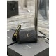 Replica YSL Saint Laurent Gaby Zipped Pouch Chain Bag 18cm Black Fake YSL Saint Laurent Gaby Zipped Pouch Chain Bag 18cm Black Replica