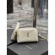Replica YSL Saint Laurent Gaby Zipped Pouch Chain Bag 18cm White Replica YSL Saint Laurent Gaby Zipped Pouch Chain Bag 18cm White