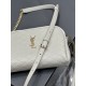 Replica YSL Saint Laurent Gaby Zipped Pouch Chain Bag 18cm White Replica YSL Saint Laurent Gaby Zipped Pouch Chain Bag 18cm White