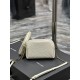 Replica YSL Saint Laurent Gaby Zipped Pouch Chain Bag 18cm White Replica YSL Saint Laurent Gaby Zipped Pouch Chain Bag 18cm White