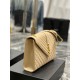 Fake YSL Saint Laurent Large Envelope Bag Mix Matelasse Apricot 31cm Replica
