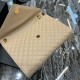 Fake YSL Saint Laurent Large Envelope Bag Mix Matelasse Apricot 31cm Replica