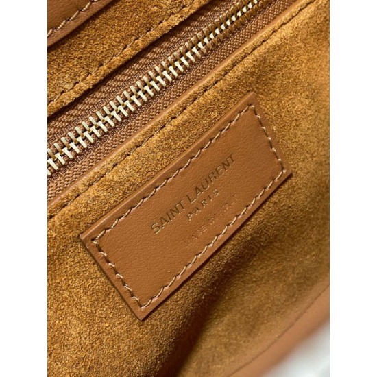 Fake YSL Saint Laurent Le 5 A 7 Hobo Bag Canvas Leather  Replica